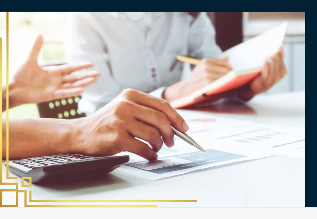 Business consultant discussing entity structure planning during growth stage